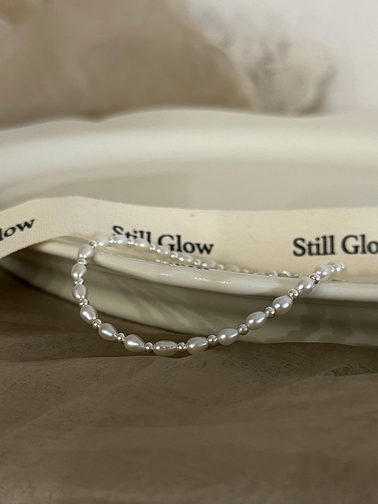 Aurora｜Freshwater Teardrop Pearl & 925 Silver Bracelet